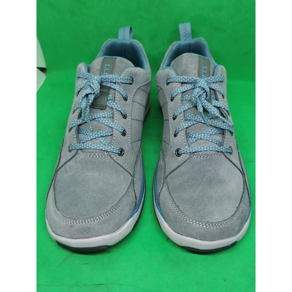 L.L. Bean Sport Gray Suede Lace Up Hiking Shoes Sneakers Women's Siz 10M 501754 - Picture 14 of 16